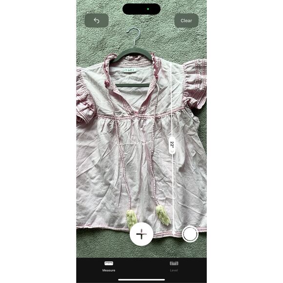 NWOT THML flutter sleeve top, Small $78 F18 - Picture 7 of 8